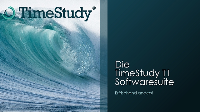 TimeStudy T1 Softwarepräsentation